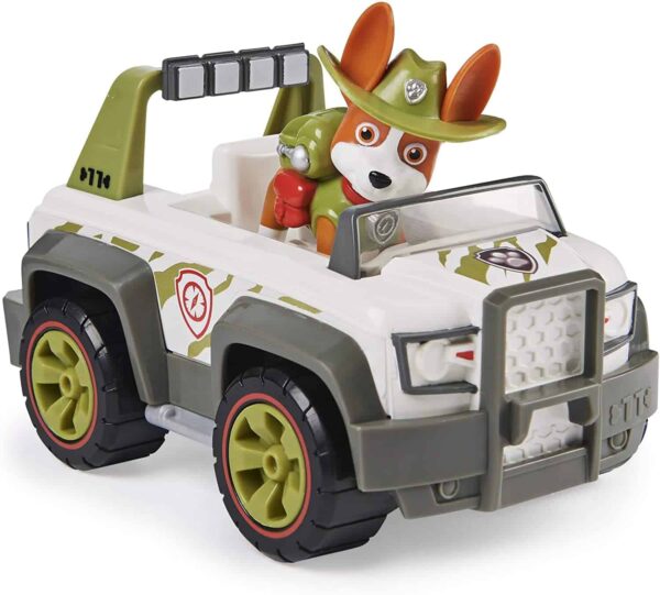 Paw Patrol Trackers Jungle Cruiser Vehicle with Collectible Figure for Kids Aged 3 and up 2 Le3ab Store