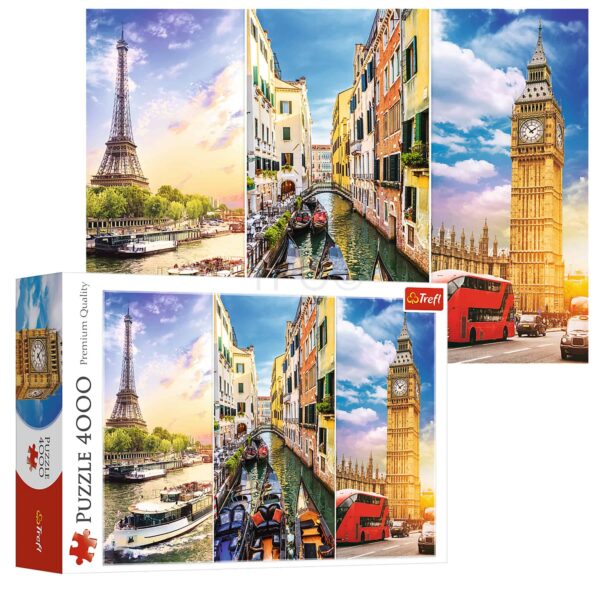 puzzle 4000 trip around europe 45009 Le3ab Store