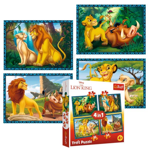 puzzles 4in1 the lion king and friends disney the king lion 34317 لعب ستور