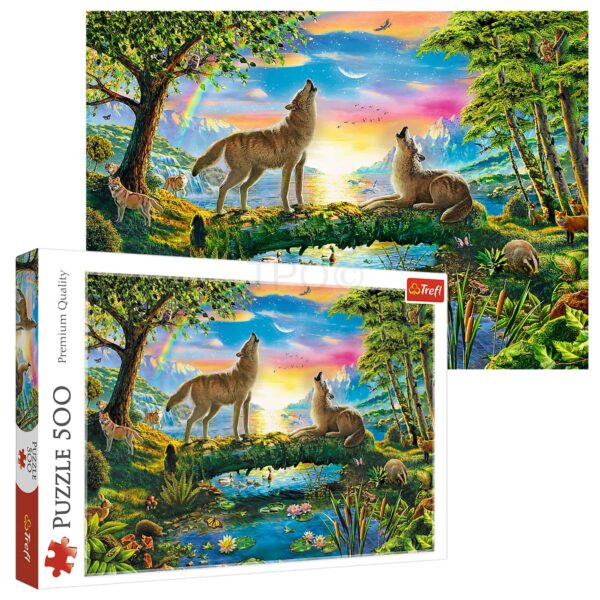 puzzles 500 lupine nature 37349 Le3ab Store