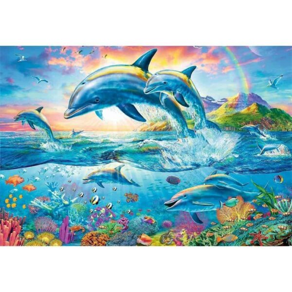 trefl dolphin family 1500 parca puzzle 18207 jpg Le3ab Store