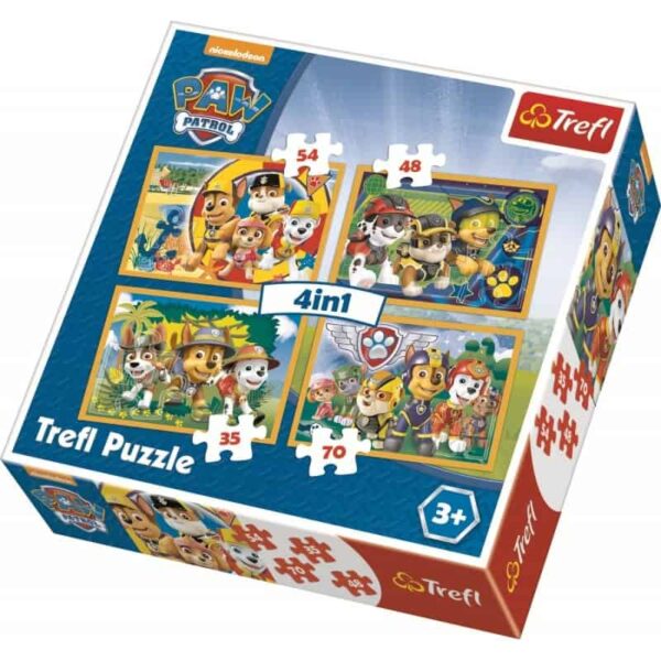 trefl group hau 4 in 1 puzzle 35 48 54 70 pieces لعب ستور