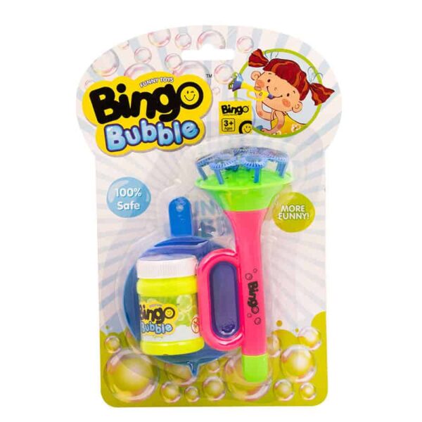 Bingo Bubble Horn Shower Bubble - Pink