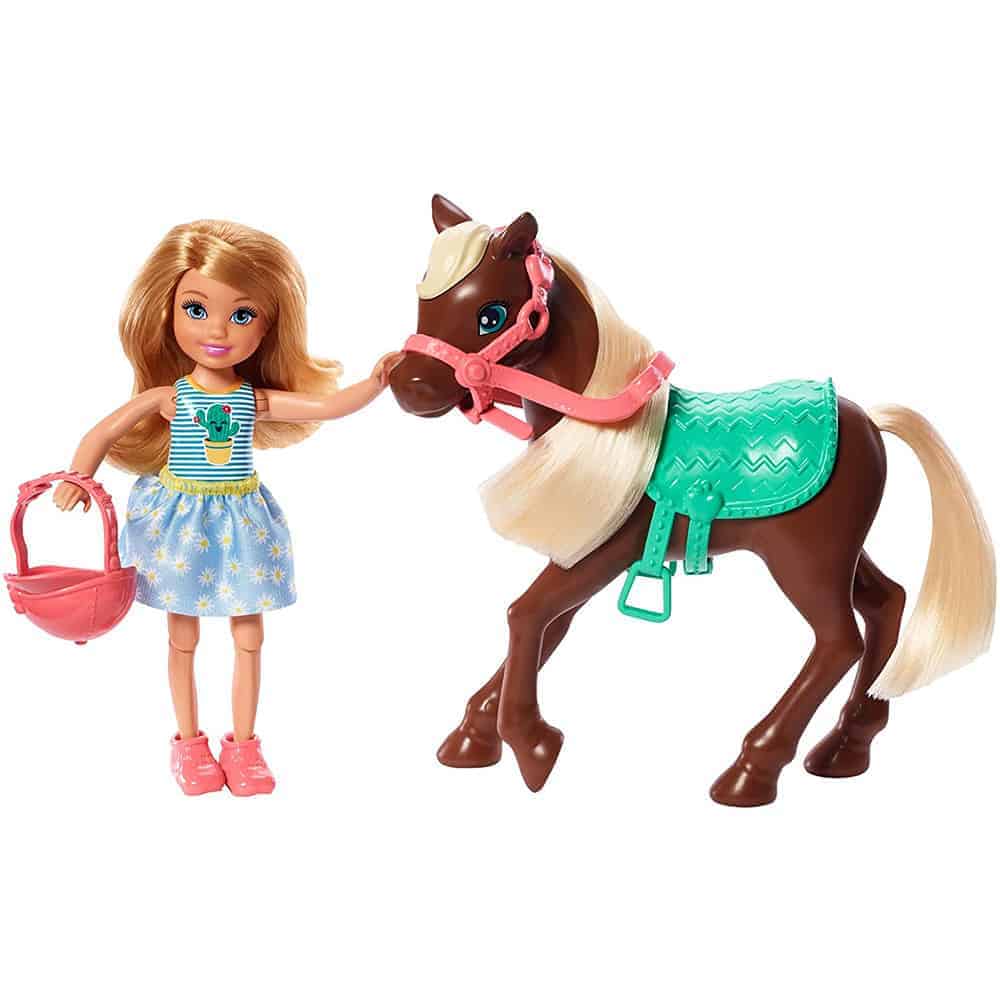 Barbie Club Chelsea Doll and Horse 6 Inch Blonde 1 لعب ستور