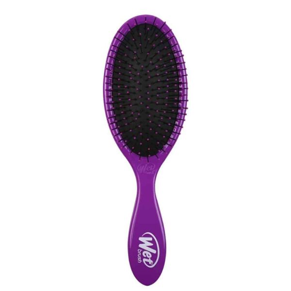 Wet Brush Detangle Healthy Hair Sticker Hair Brush - Purple