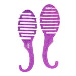 Wet Brush Shower Detangler - Purple Glit