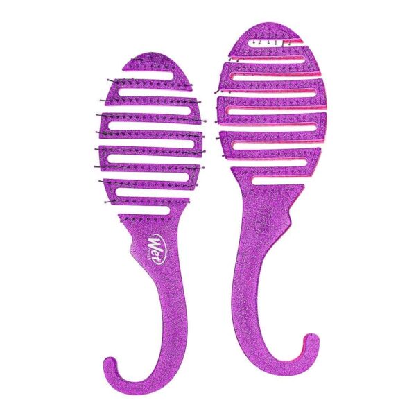 Wet Brush Shower Detangler - Purple Glit