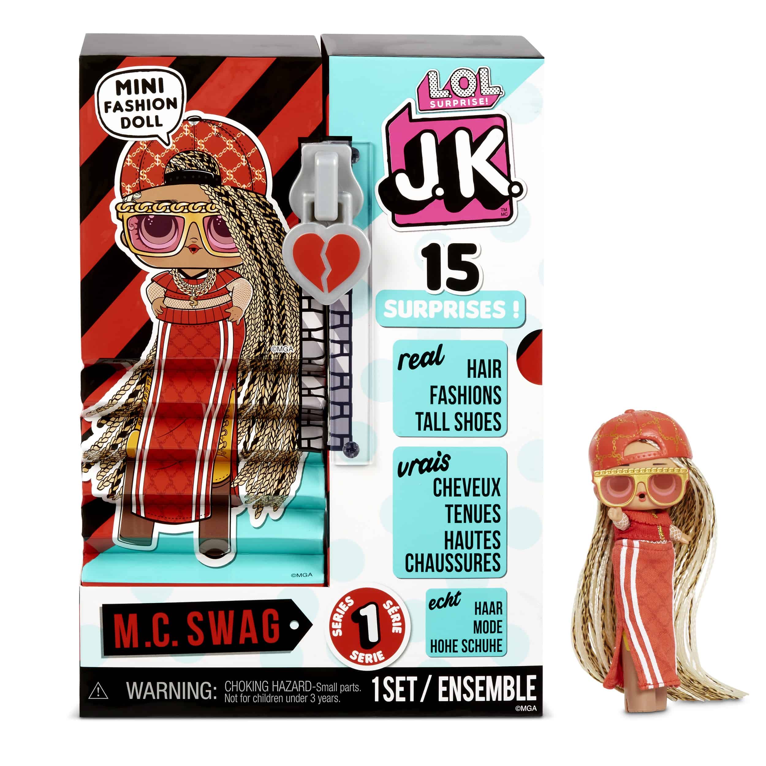 L.O.L. Surprise! JK M.C. Swag Mini Fashion Doll L.O.L. Surprise! JK M.C. Swag Mini Fashion Doll