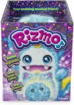 Rizmo Evolving Musical Friend Interactive Plush Toy with Fun Games, Aqua - Image 4