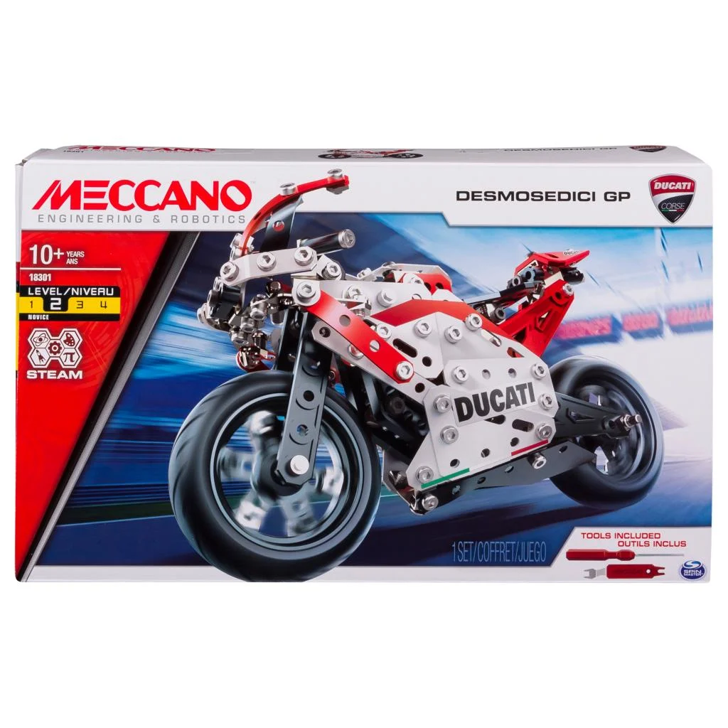 Meccano by Erector Ducati Desmosedici GP STEM Building Kit Meccano by Erector Ducati Desmosedici GP STEM Building Kit