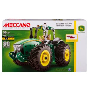Meccano by Erector John Deere 8R Series Tractor STEM Building Kit