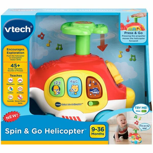 Push & Spin Helicopter