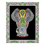 Elephant – Coloring Puzzle 60 pieces - Fluffy Bear - Image 3