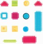 by Battat – The Official Bristle Blocks – 80 Pieces Bristle Blocks - Image 8