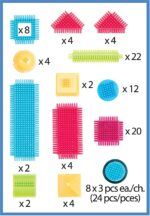 Basic Builder Set 112 Piece Bristle Blocks - Image 8