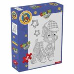 Dog Coloring Puzzle 60 pieces - Fluffy Bear