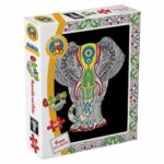 Elephant – Coloring Puzzle 60 pieces - Fluffy Bear