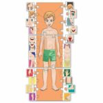 My Body Parts English – puzzle 27 pieces - Fluffy Bear