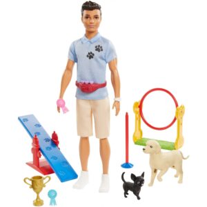 Ken Dog Trainer Playset with Doll and Accessories Barbie