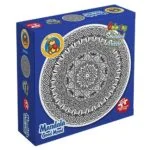 Mandela – Rounded Coloring puzzle 240 pieces - Fluffy Bear