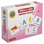 Match & Learn – Alphabet Français 26 Self Correcting Puzzle Sets - Fluffy Bear