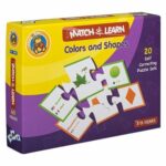 Match & Learn – Colors & Shapes 20 Self Correcting Puzzle Sets - Fluffy Bear