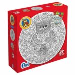 Owl – Rounded Coloring Puzzle 240 pieces - Fluffy Bear