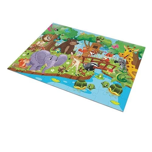 Wild Animals – puzzle 24 pieces - Fluffy Bear - Image 2
