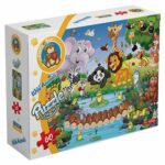 Wild Animals – puzzle 60 pieces - Fluffy Bear