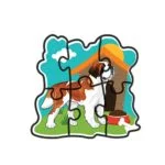 Early Dogs 5 Puzzle Sets - Fluffy Bear - Image 4