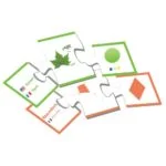 Match & Learn – Colors & Shapes 20 Self Correcting Puzzle Sets - Fluffy Bear