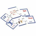 Match & Learn – Numbers 20 Self Correcting Puzzle Sets - Fluffy Bear