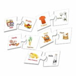 Match & Learn – What’s Made Of 20 Self Correcting Puzzle Sets - Fluffy Bear