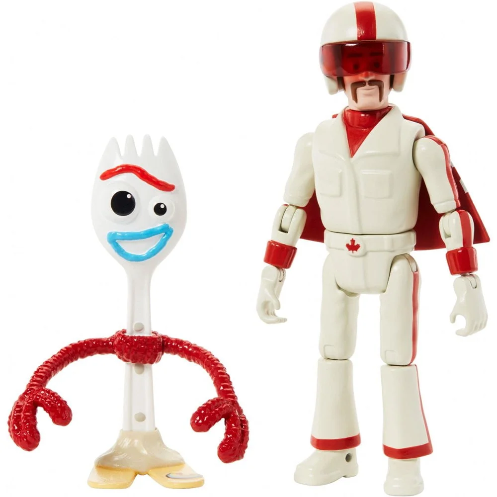 Pixar Toy Story Forky y Duke Caboom Figuras Disney