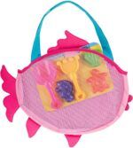Stephen Joseph Beach Tote, Pink Fish