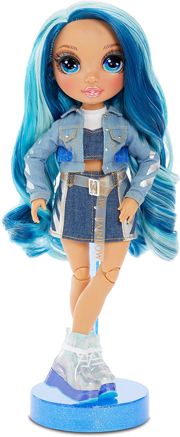Blue Fashion Doll With 2 Outfits 2020 Toy for sale online Rainbow High Skyler Bradshaw 