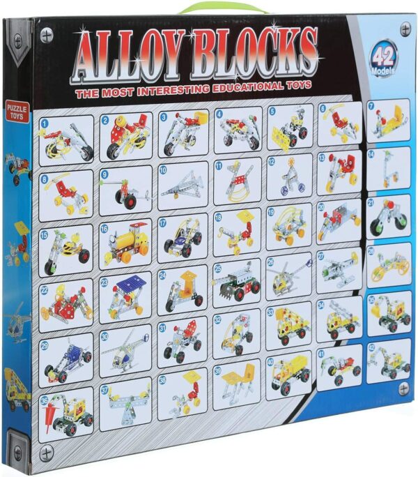 Alloy Blocks with 42 Models and 261 PCS 2 Le3ab Store