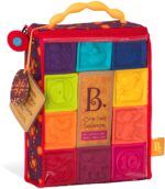 One Two Squeeze Baby Blocks B. Toys - Image 4