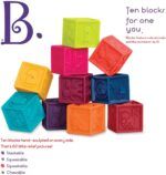 One Two Squeeze Baby Blocks B. Toys - Image 6
