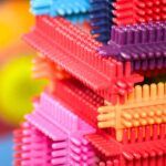 Bristle Blocks Stackadoos 68 Toy Blocks in a Storage Pouch B . toys - Image 6