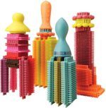 Bristle Blocks Stackadoos 68 Toy Blocks in a Storage Pouch B . toys - Image 7