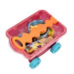 Travel Beach Wagon, Translucent Red B-Toys - Image 2
