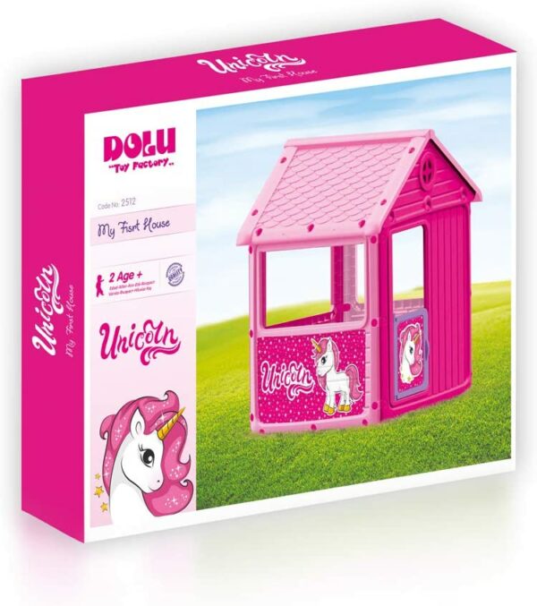 Dolu – My First House Unicorn Themed Playhouse – Indoor or Outdoor Game for Children0 Le3ab Store