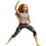 Made to Move Dolls with 22 Joints and Yoga Clothes, Floral, Pleach Barbie
