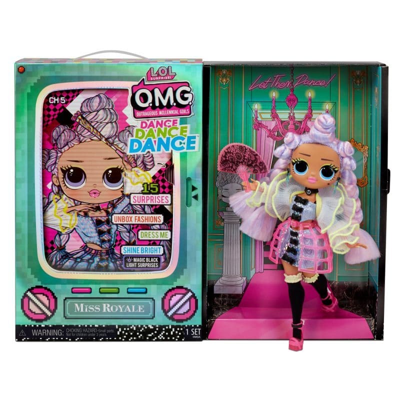 OMG Dance Dance Dance Miss Royale Fashion Doll With 15 LOL Surprise OMG Dance Dance Dance Miss Royale Fashion Doll With 15 LOL Surprise