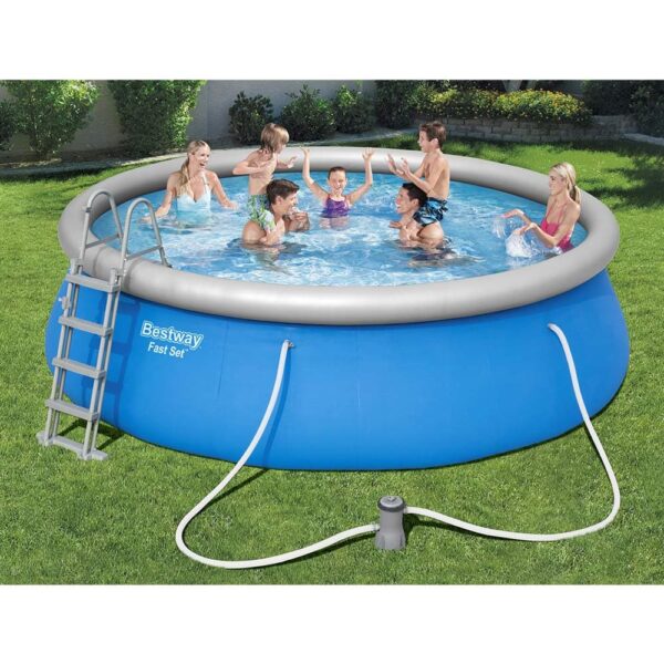 bestway 57289 fast set above ground round pool 1457x122 cm Le3ab Store