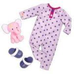 Maria Doll with Onesie And Elephant Plush Toy Our Generation - Image 4