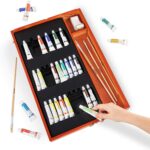 34pc Set with Paint Supplies – Wooden Italian Easel Craftabelle