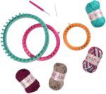 Beginner Knitting Kit – 9pc Weaving Set with Circular Loom and Accessories Craftabelle - Image 3