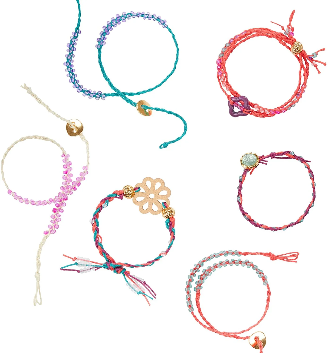 Bracelet Making Kit – 42pc Jewelry Set with Beads Craftabelle - Image 3